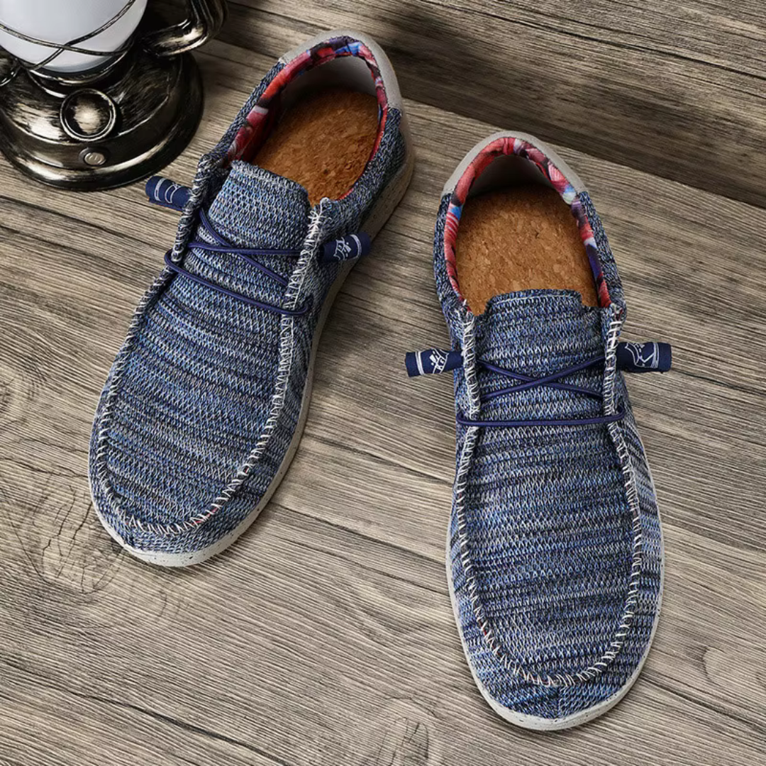 Corvan Textured Canvas Sneakers