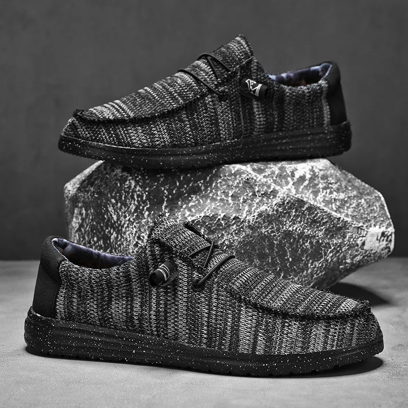 Corvan Textured Canvas Sneakers