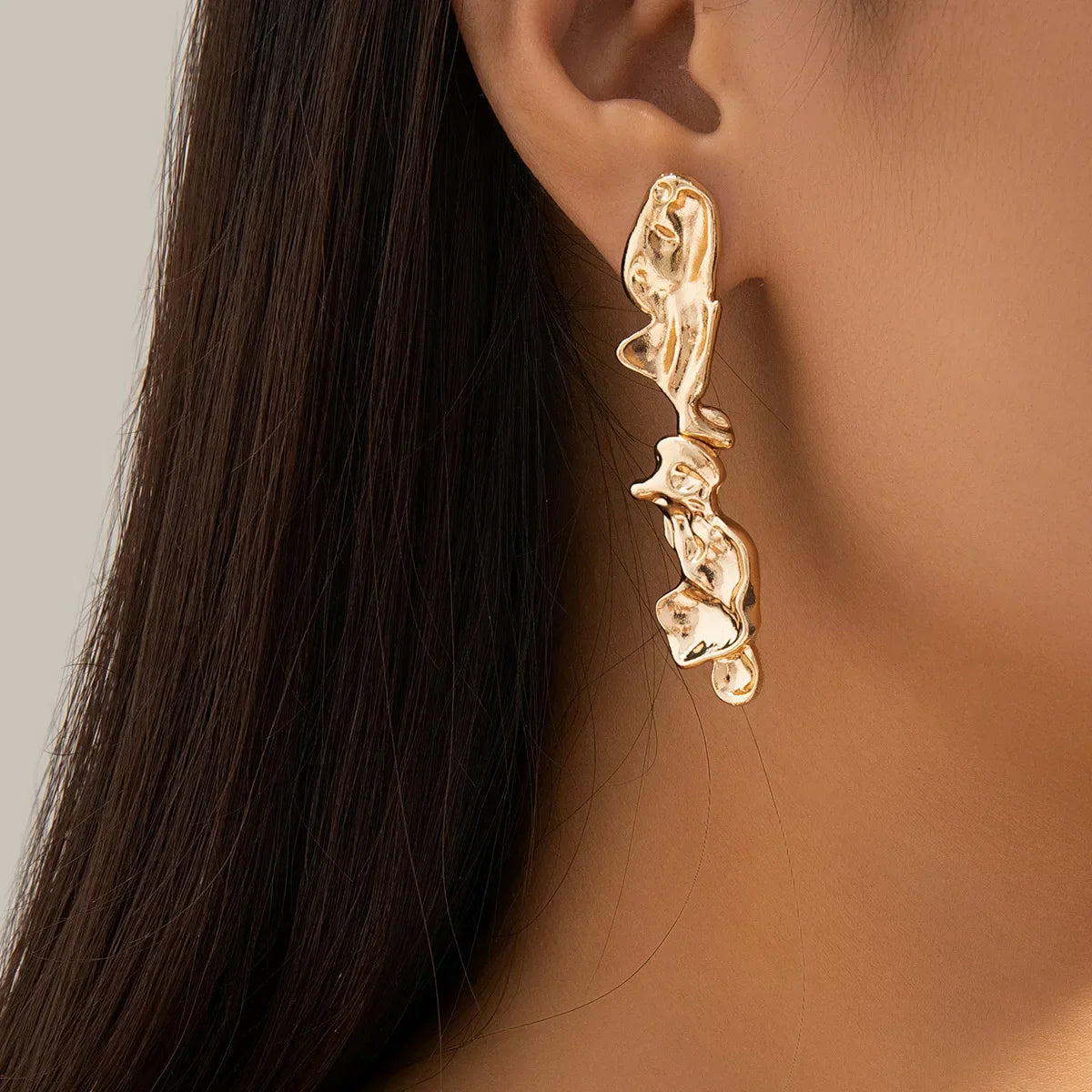 Molten Elegance Abstract Jewelry Set