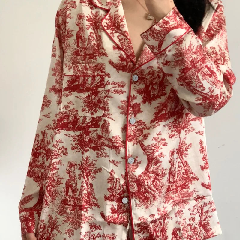 Sweet Blossom Floral Pajama Set