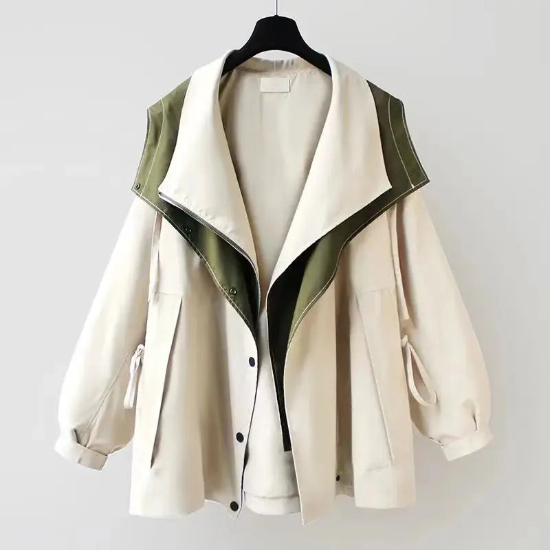 Everly Layered Panel Windbreaker