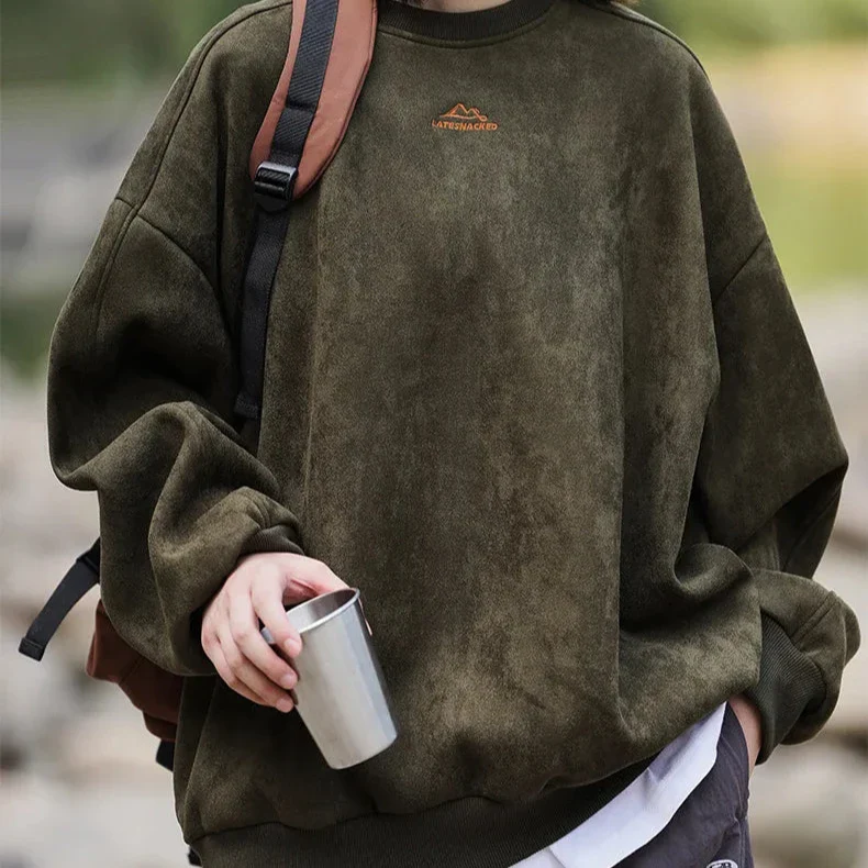 Kivo Suede Pullover