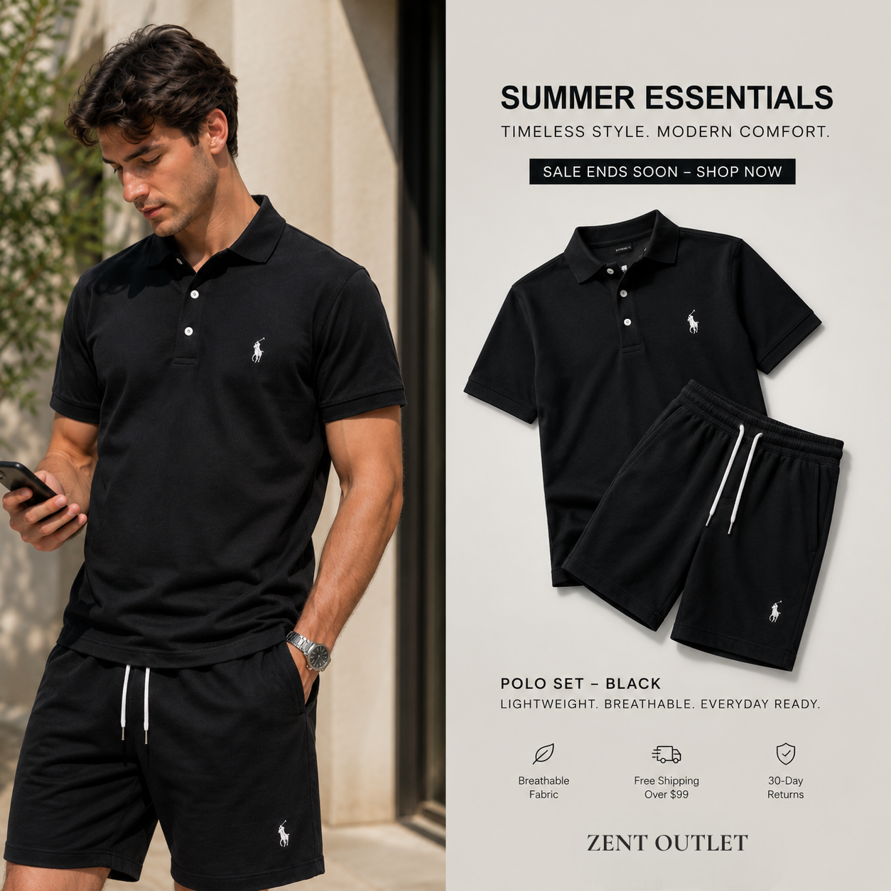 The Riviera Polo Set