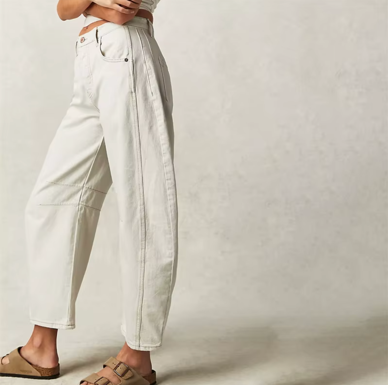 Boho Baggy Wide-Legs Jeans