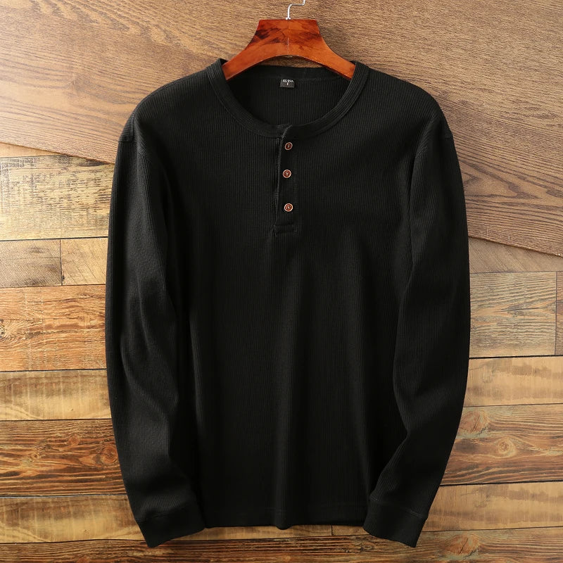 Coleman Waffle-Knit Long Sleeve