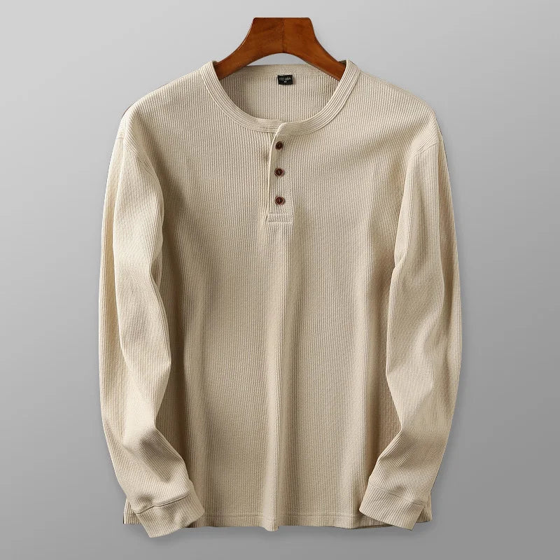 Coleman Waffle-Knit Long Sleeve
