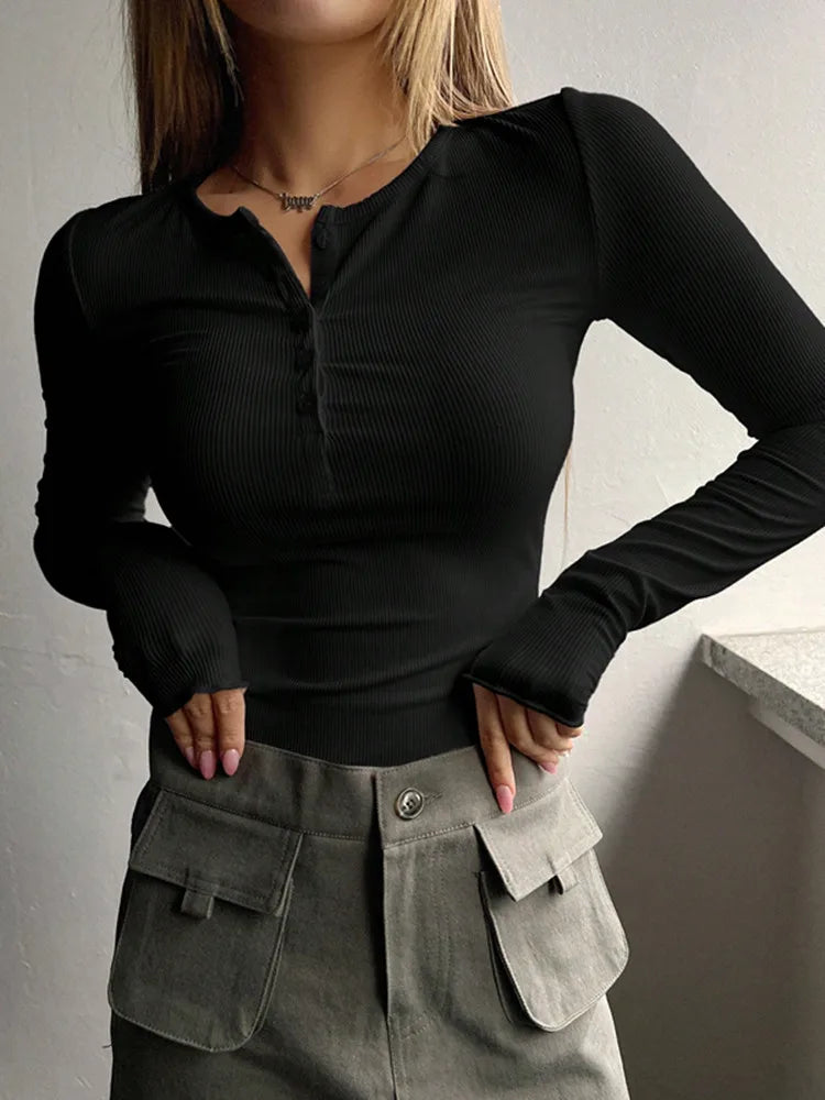 Luxe Rib Henley