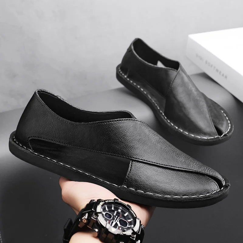 Nomad Calfskin Crossover Sandal