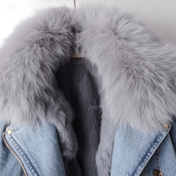 Delmare Fur-Trim Jacket